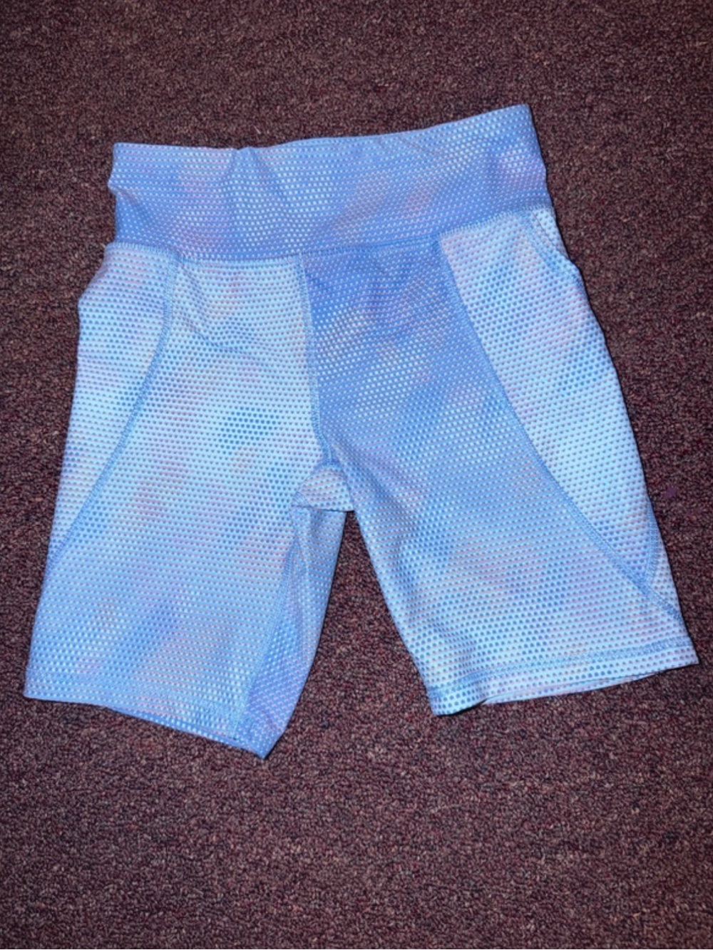 Old Navy Powersoft Blue High-Waist Girls Bike Shorts